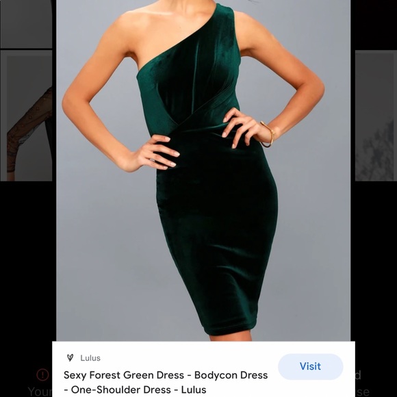 Forest green bodycon dress - Picture 1 of 1